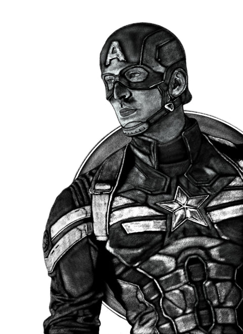 Charcoal Cap Wall Art
