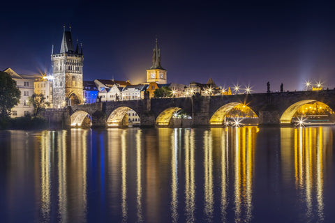 Charles Bridge with Old Town Bridge Tower Wall Art