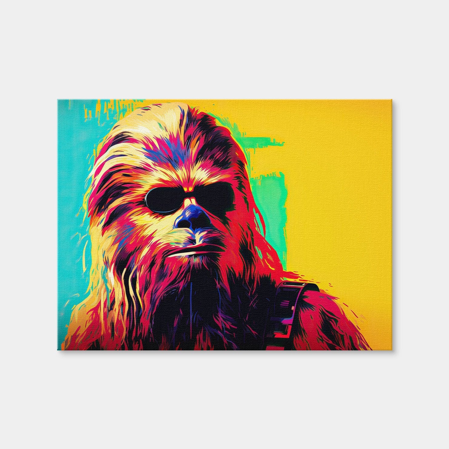 AUTO-MOCKUP WHITE | Chewbacca Shades | 1 Piece | Gallery Wrap Canvas | group=4x3