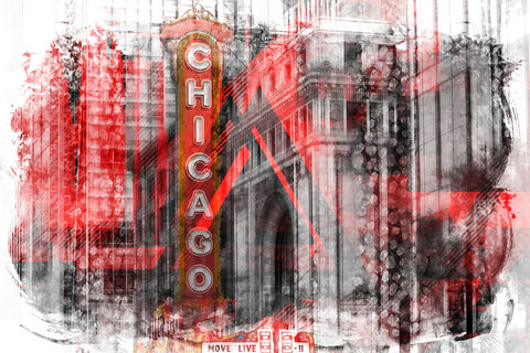 Chicago Geometric Mix No. 4 Wall Art