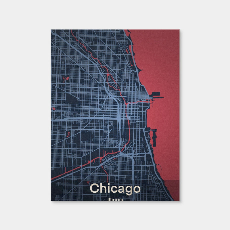 AUTO-MOCKUP WHITE | Chicago | 1 Piece | Gallery Wrap Canvas | group=3x4