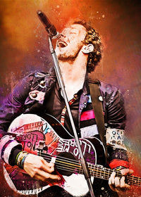 Chris Martin Painting Wall Art