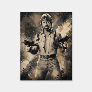 AUTO-MOCKUP WHITE | Chuck Norris Uzis | 1 Piece | Gallery Wrap Canvas | group=3x4