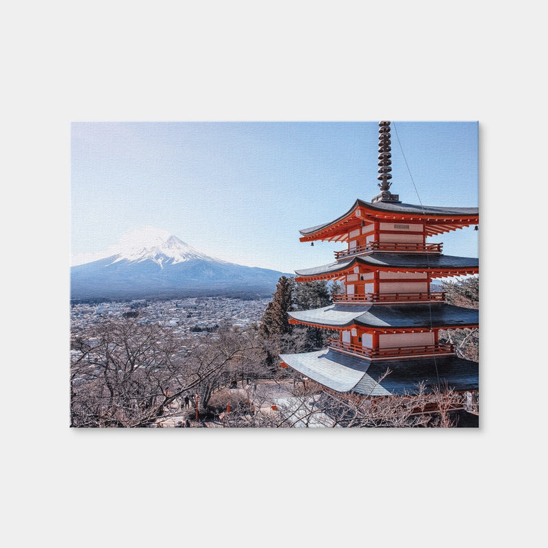 AUTO-MOCKUP WHITE | Chureito Pagoda | 1 Piece | Gallery Wrap Canvas | group=4x3