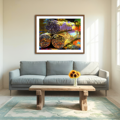 AUTO-MOCKUP ROOM | Cigars Abstract Wall Art