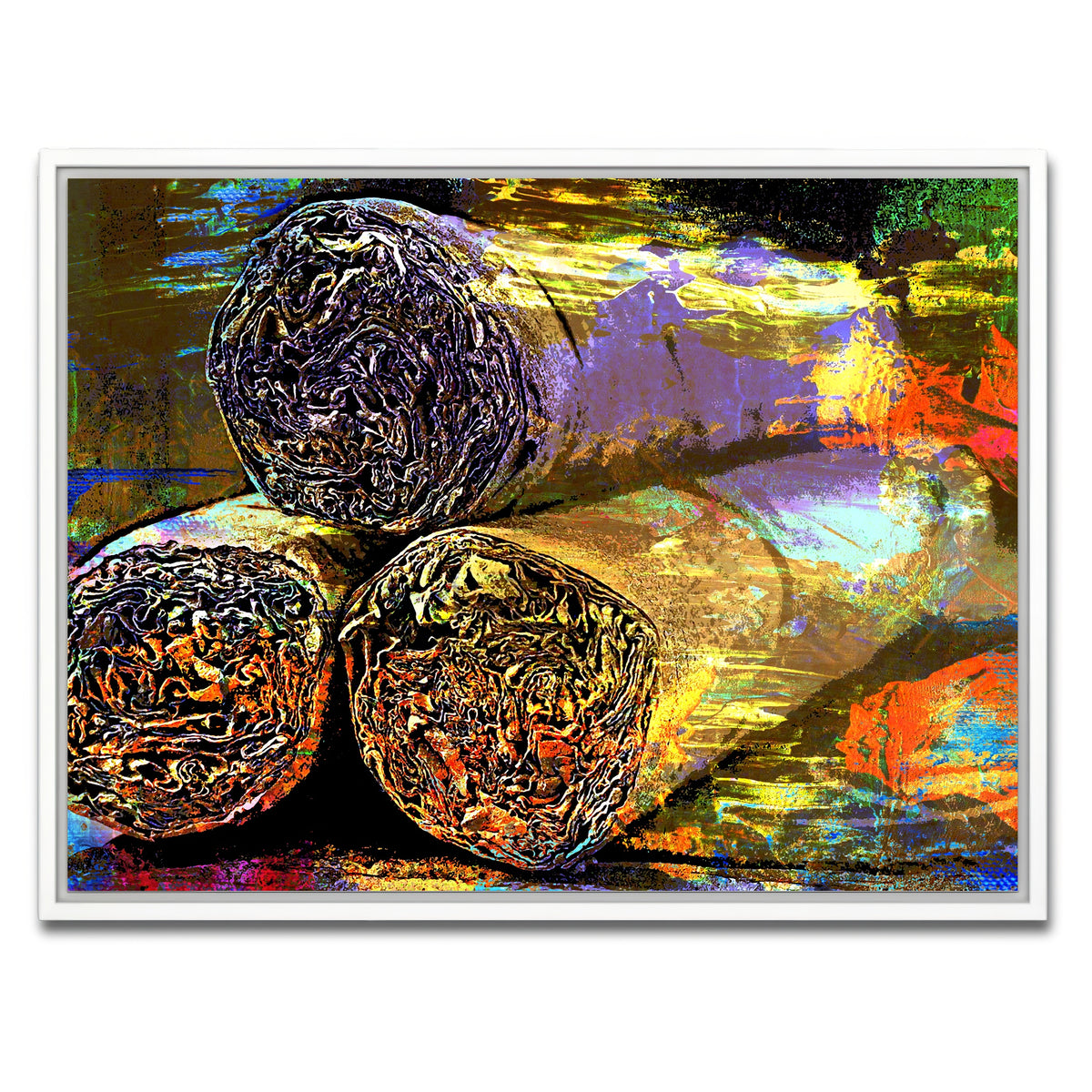 AUTO-MOCKUP WHITE | Cigars Abstract | 1 Piece | White Framed Canvas | group=4x3