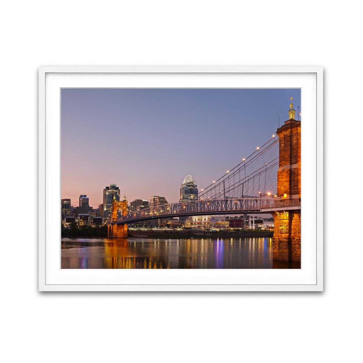 Framed Print 4x3 White