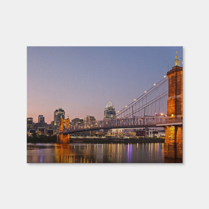 AUTO-MOCKUP WHITE | Cincinnati Skyline | 1 Piece | Gallery Wrap Canvas | group=4x3