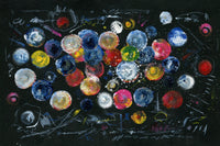 Circle black Wall Art