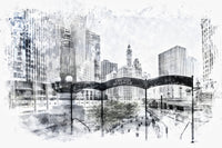 City Art CHICAGO Downtown Wall Art