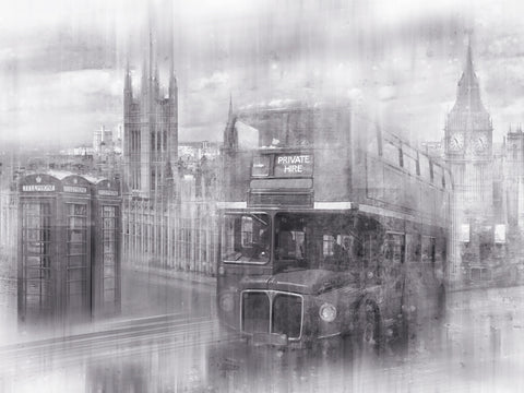 City Art LONDON Westminster Collage Wall Art