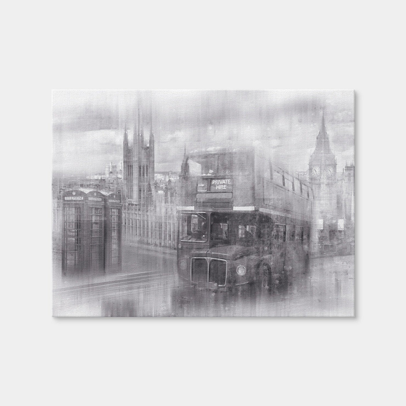 AUTO-MOCKUP WHITE | City Art LONDON Westminster Collage | 1 Piece | Gallery Wrap Canvas | group=4x3