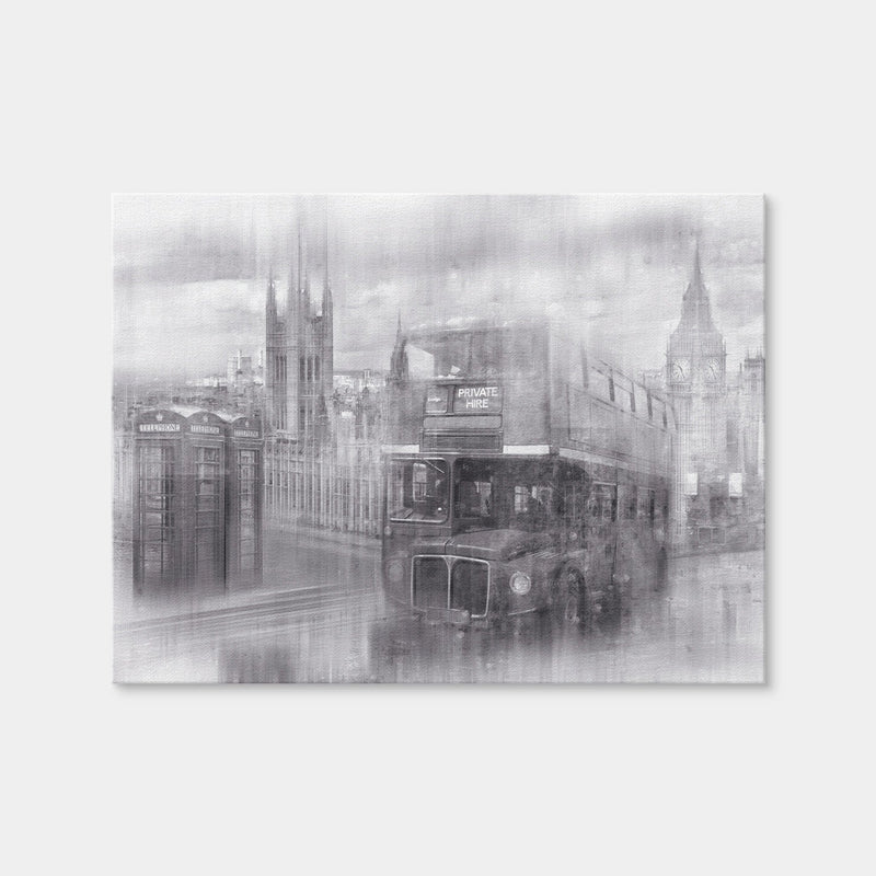 AUTO-MOCKUP WHITE | City Art LONDON Westminster Collage | 1 Piece | Gallery Wrap Canvas | group=4x3