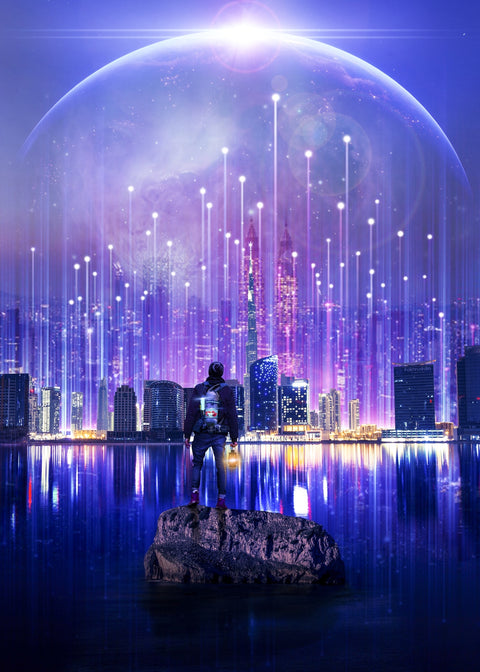 City Of The Future Wall Art