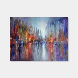 AUTO-MOCKUP WHITE | City by the River | 1 Piece | Gallery Wrap Canvas | group=4x3