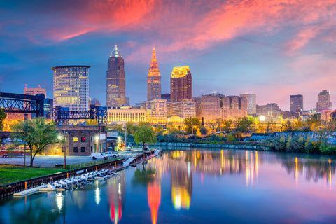 Cleveland Skyline Wall Art