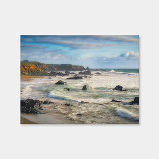 AUTO-MOCKUP WHITE | Cliffs and Rocks on the California Coast | 1 Piece | Gallery Wrap Canvas | group=4x3