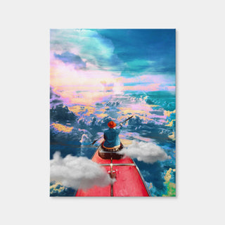 AUTO-MOCKUP WHITE | Cloud Boat Design | 1 Piece | Gallery Wrap Canvas | group=3x4