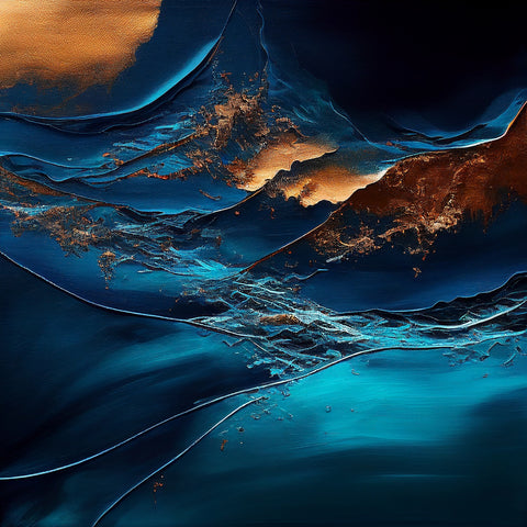 Coastal Abstract Series 2 Wall Art