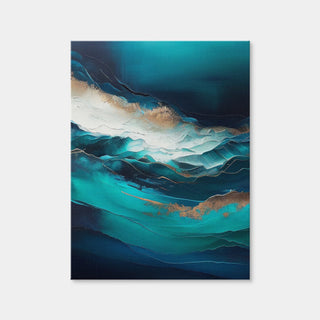 AUTO-MOCKUP WHITE | Coastal Abstract Series 3 | 1 Piece | Gallery Wrap Canvas | group=3x4