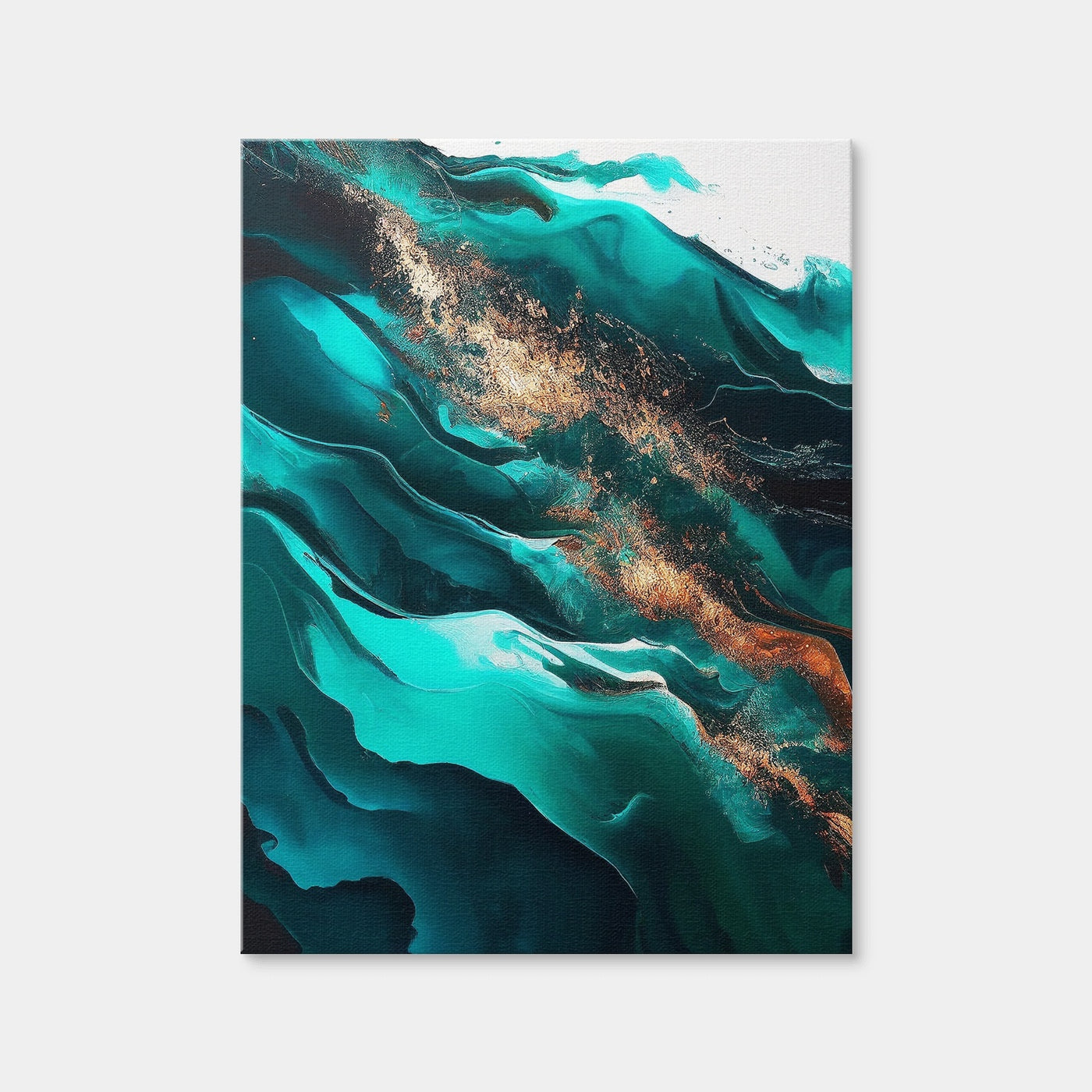 AUTO-MOCKUP WHITE | Coastal Abstract Series 6 | 1 Piece | Gallery Wrap Canvas | group=3x4