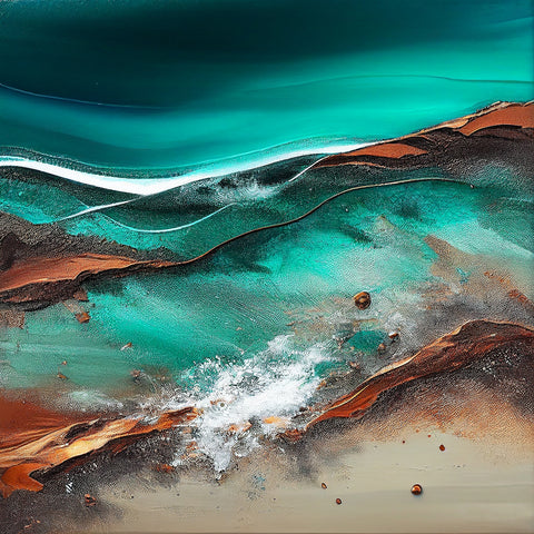 Coastal Abstract Series 8 Wall Art
