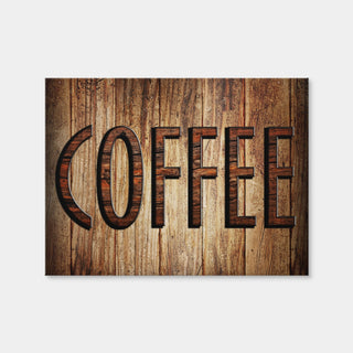 AUTO-MOCKUP WHITE | Coffee Sign | 1 Piece | Gallery Wrap Canvas | group=4x3