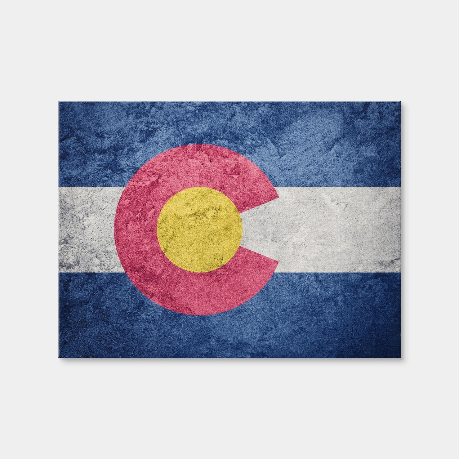 AUTO-MOCKUP WHITE | Colorado Flag | 1 Piece | Gallery Wrap Canvas | group=4x3