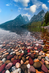 Colored Pebbles Wall Art