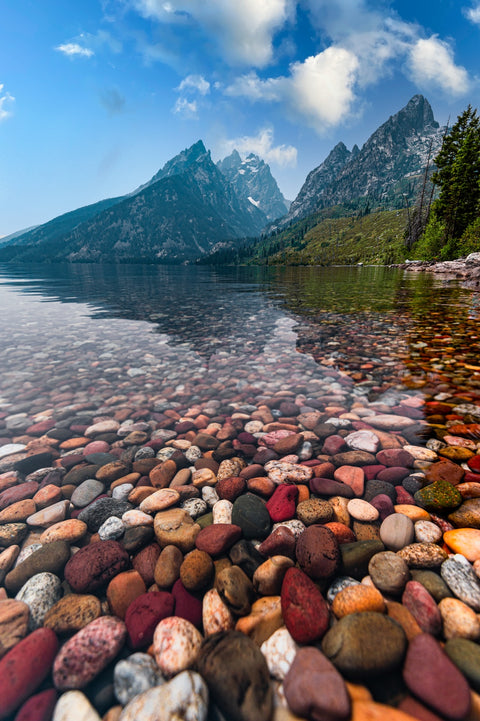 Colored Pebbles Wall Art