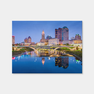 AUTO-MOCKUP WHITE | Columbus Skyline | 1 Piece | Gallery Wrap Canvas | group=4x3