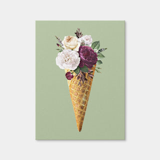 AUTO-MOCKUP WHITE | Cone Flower Canvas Art | 1 Piece | Gallery Wrap Canvas | group=3x4