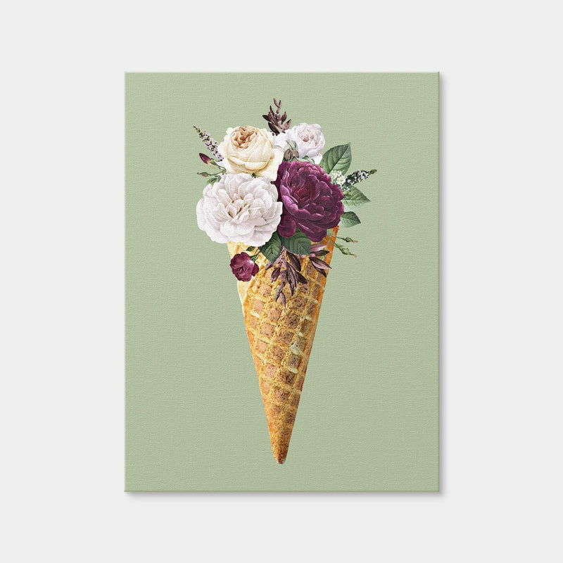 AUTO-MOCKUP WHITE | Cone Flower Canvas Art | 1 Piece | Gallery Wrap Canvas | group=3x4