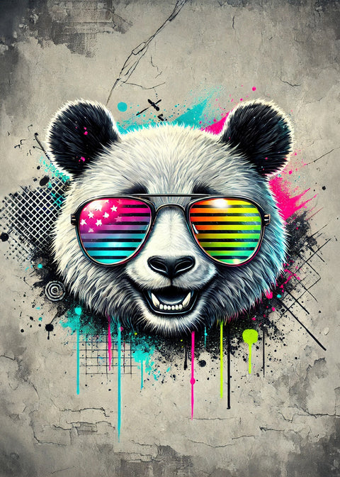 Cool Panda Wall Art