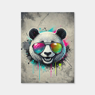 AUTO-MOCKUP WHITE | Cool Panda | 1 Piece | Gallery Wrap Canvas | group=3x4