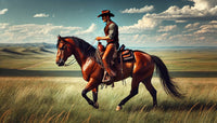 Cowboy and Quarter Horse Wall Art