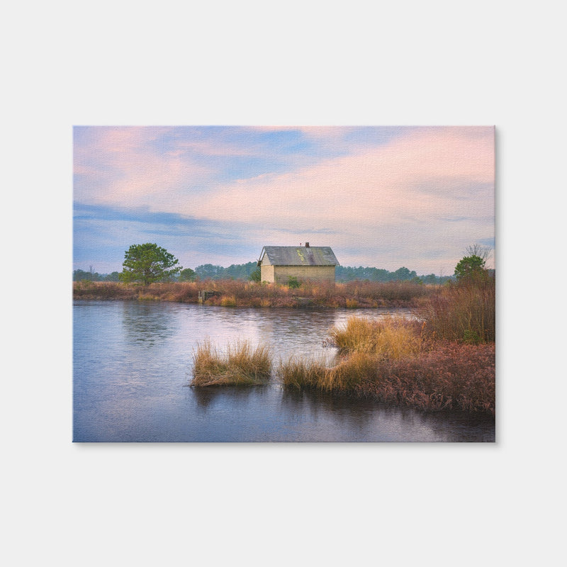 AUTO-MOCKUP WHITE | Cranberry Bog Winter Transition | 1 Piece | Gallery Wrap Canvas | group=4x3