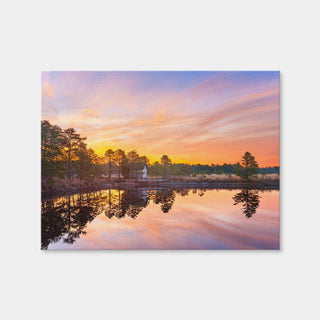 AUTO-MOCKUP WHITE | Cranberry Bogs Mirrored Mornings | 1 Piece | Gallery Wrap Canvas | group=4x3