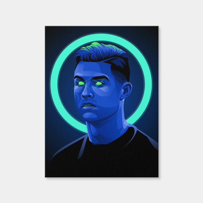 AUTO-MOCKUP WHITE | Cristiano Ronaldo | 1 Piece | Gallery Wrap Canvas | group=3x4