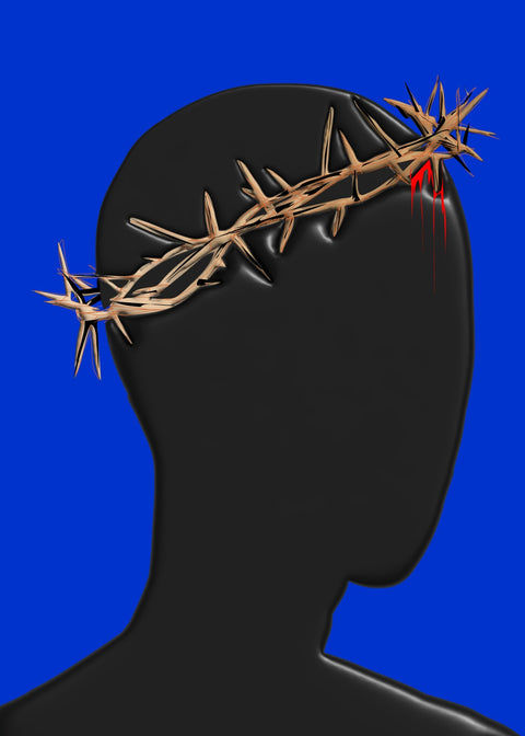 Crown of Thorns Blood Wall Art