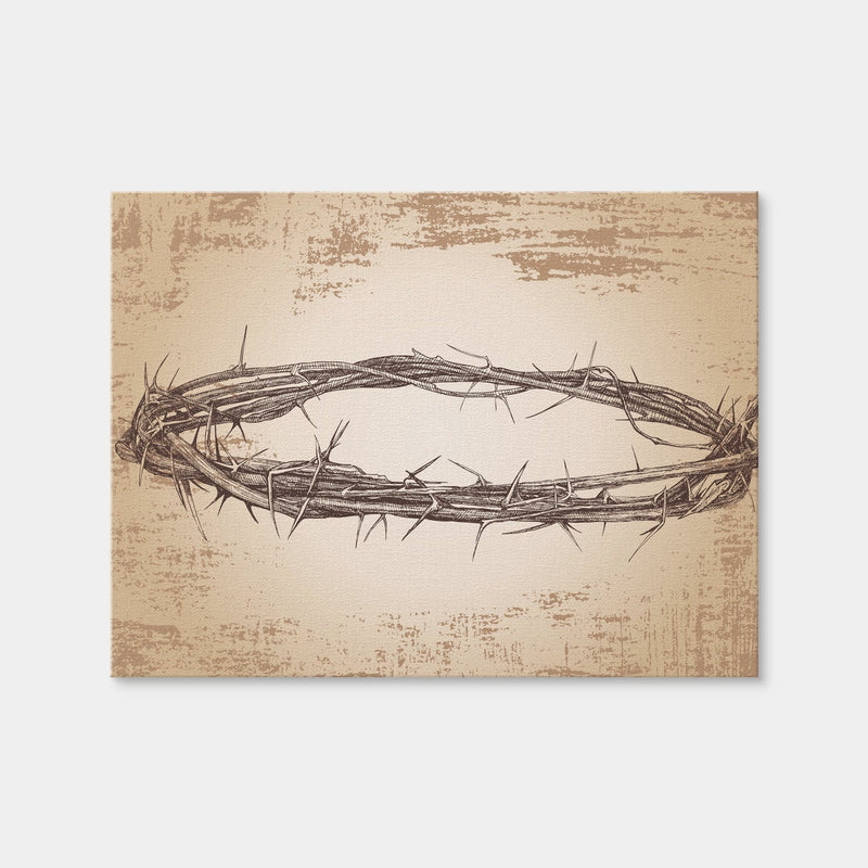 AUTO-MOCKUP WHITE | Crown of Thorns Vintage | 1 Piece | Gallery Wrap Canvas | group=4x3