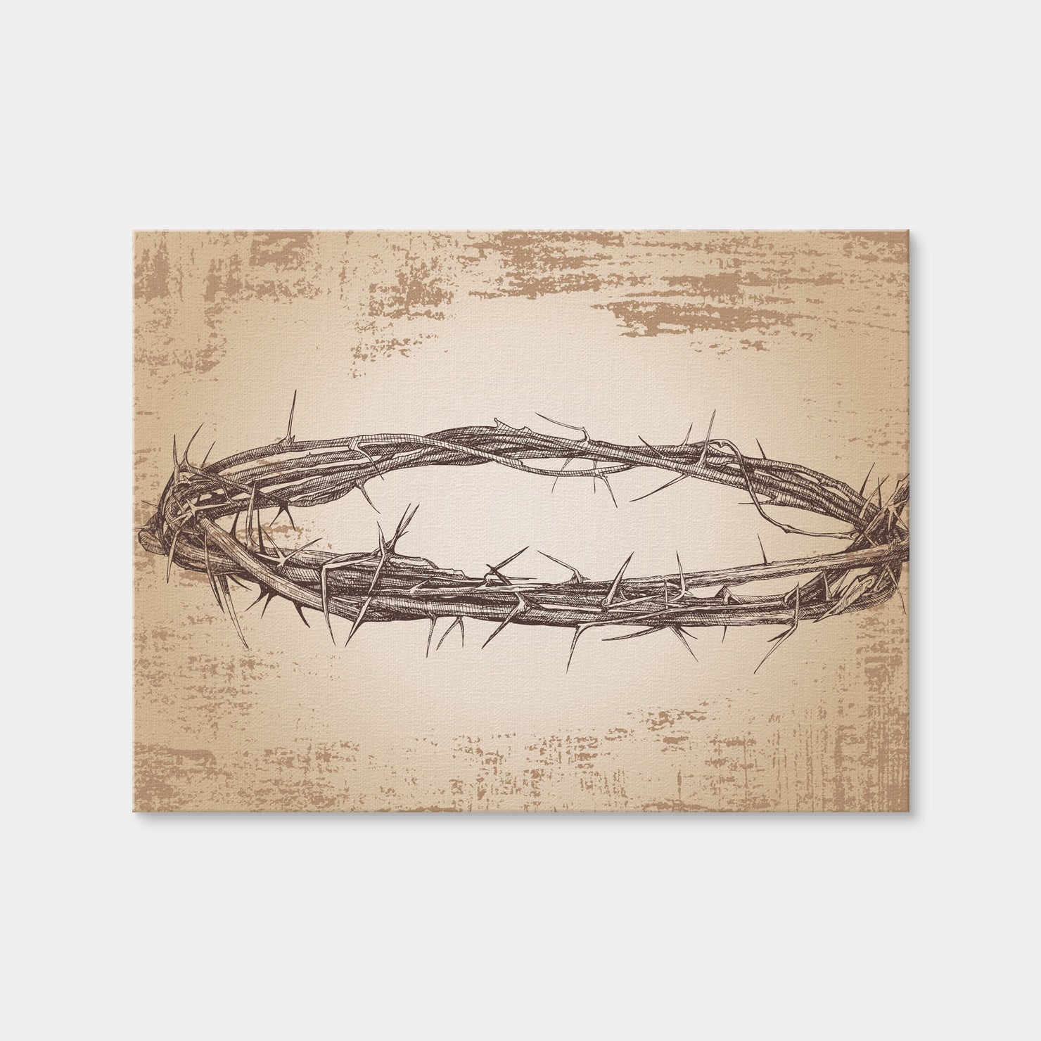 AUTO-MOCKUP WHITE | Crown of Thorns Vintage | 1 Piece | Gallery Wrap Canvas | group=4x3