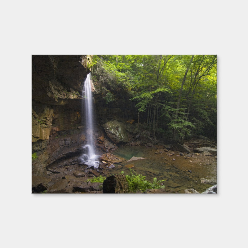 AUTO-MOCKUP WHITE | Cucumber Falls in Ohiopyle State Park | 1 Piece | Gallery Wrap Canvas | group=4x3
