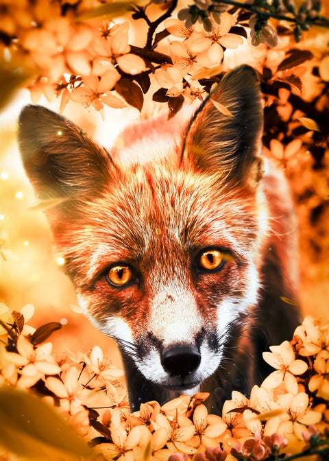 Curious fox Wall Art