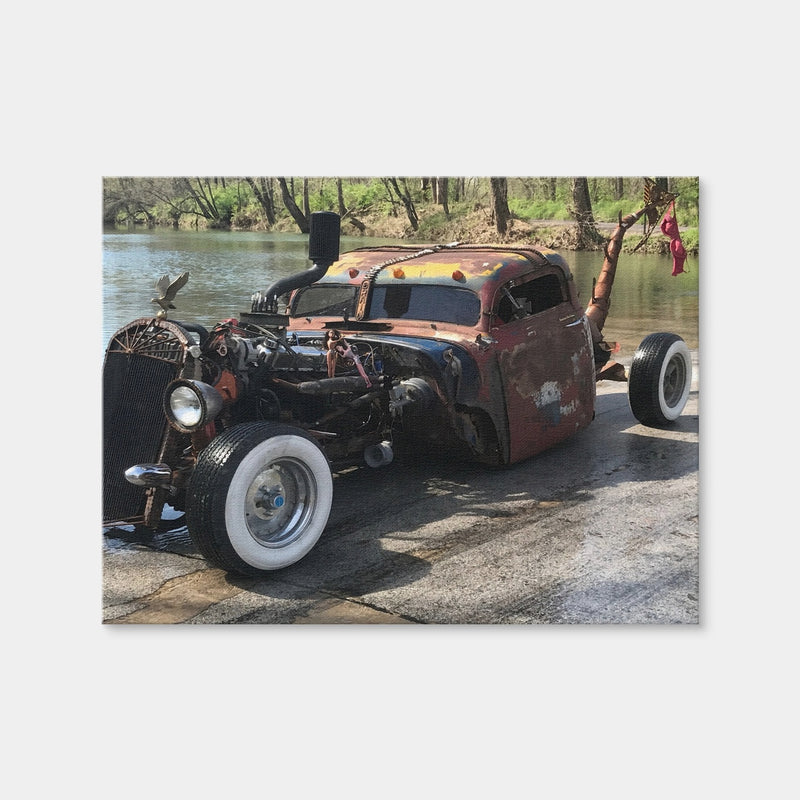 AUTO-MOCKUP WHITE | Custom Rat Rod | 1 Piece | Gallery Wrap Canvas | group=4x3