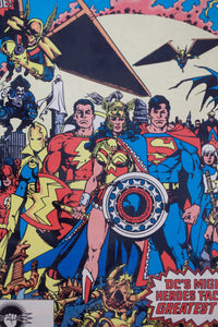 DC superhero comic Wall Art