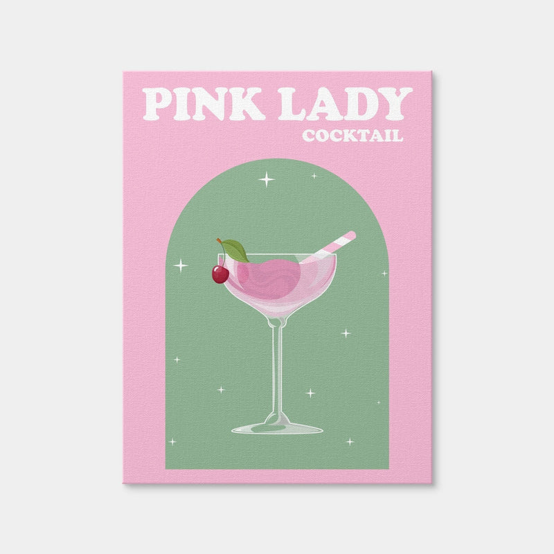 AUTO-MOCKUP WHITE | Drink Pink Lady | 1 Piece | Gallery Wrap Canvas | group=3x4