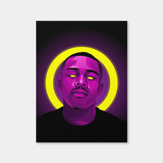 AUTO-MOCKUP WHITE | Dababy Purple | 1 Piece | Gallery Wrap Canvas | group=3x4
