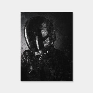 AUTO-MOCKUP WHITE | Daft Punk Guy | 1 Piece | Gallery Wrap Canvas | group=3x4