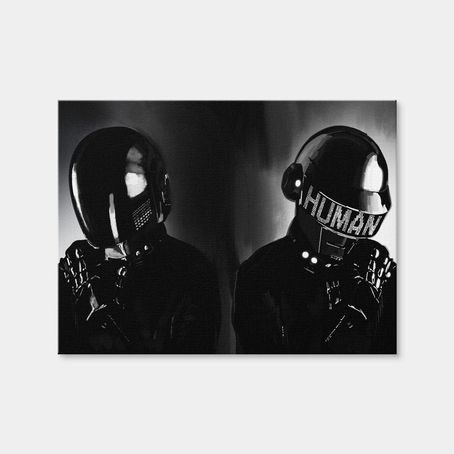 AUTO-MOCKUP WHITE | Daft Punk | 1 Piece | Gallery Wrap Canvas | group=4x3
